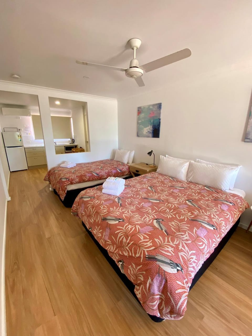 Bed, Bedroom, air conditioner