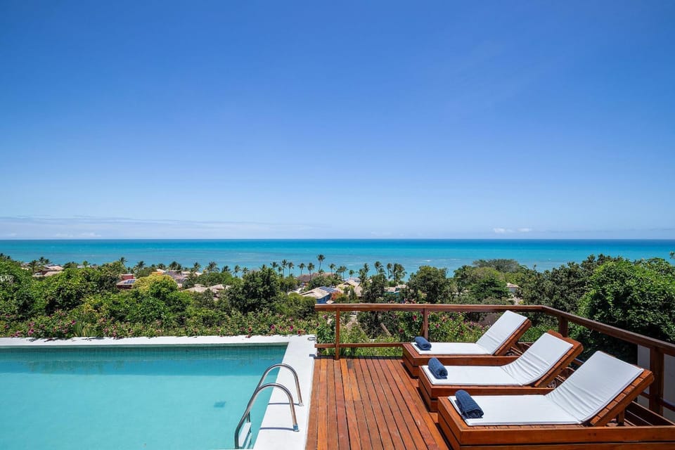 Casa Blanca - Vista espetacular no coração do Arraial d'Ajuda House in Arraial d'Ajuda