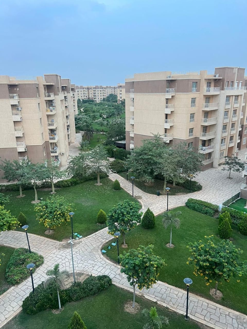 Property building, Garden view