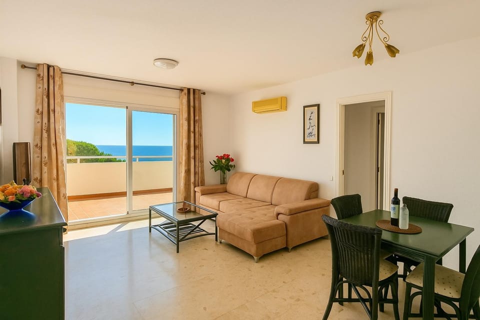 View (from property/room), Living room, Seating area, Landmark view, Sea view