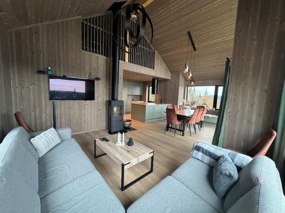 Ny moderne hytte i Nordre Land House in Viken, Norway