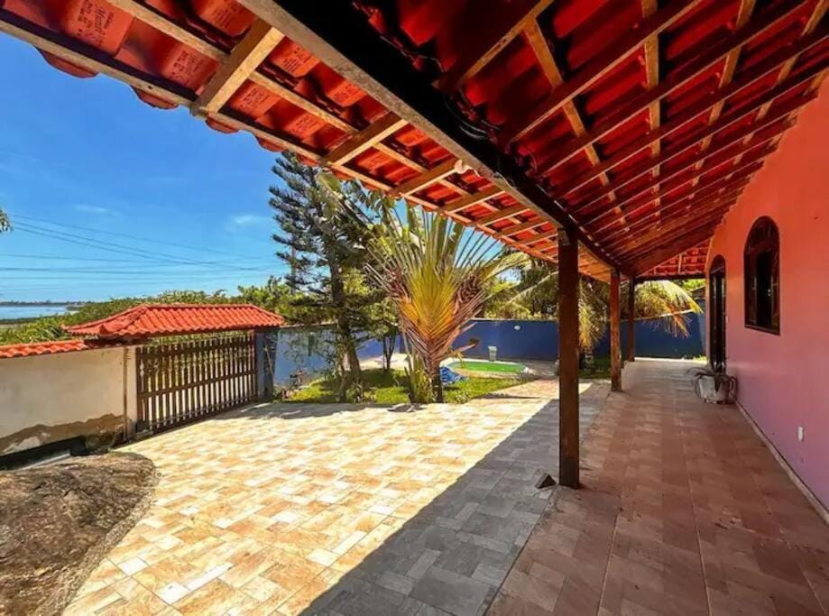 Casa de campo vista para a Lagoa House in Saquarema