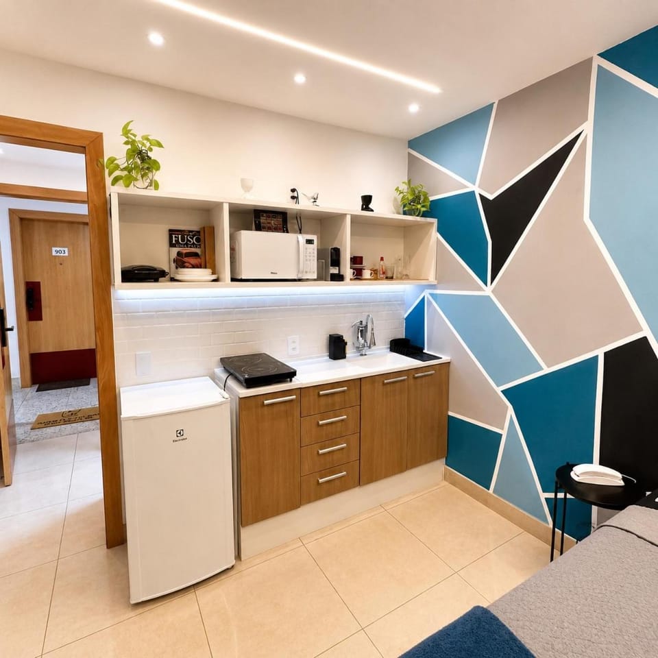 Apartamento completo e moderno com ar condicionado e piscina no centro do RIO Apartment in Rio de Janeiro