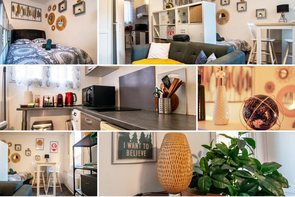 Kitchen or kitchenette, Living room, Dining area