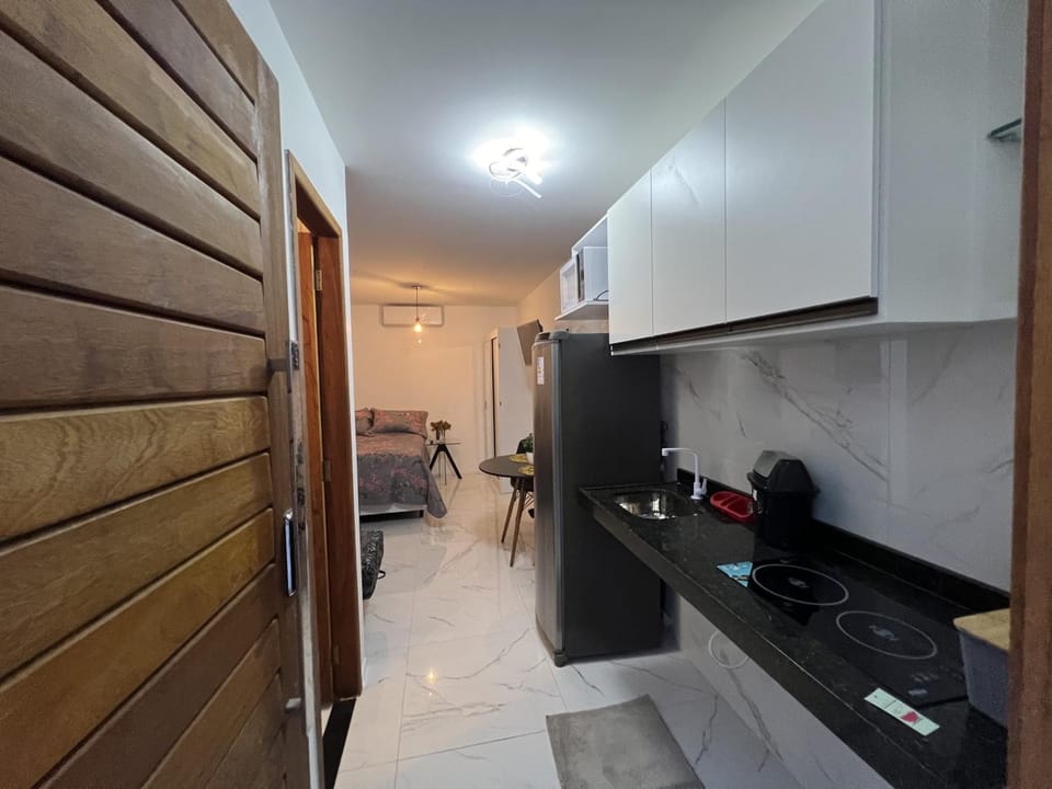 Photo of the whole room, Bedroom, kitchen