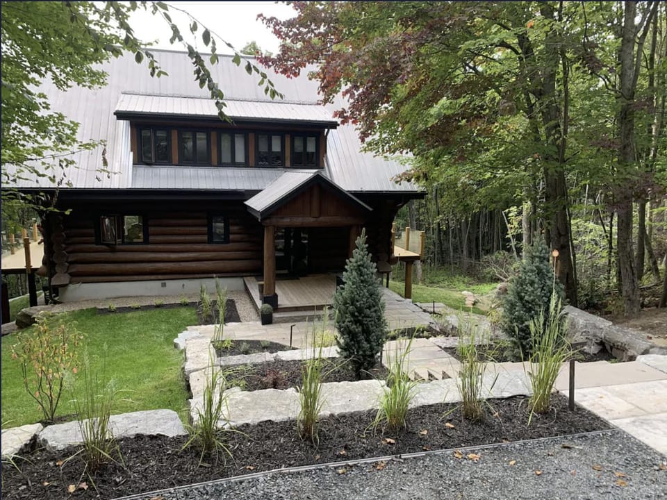 Property building, Garden view