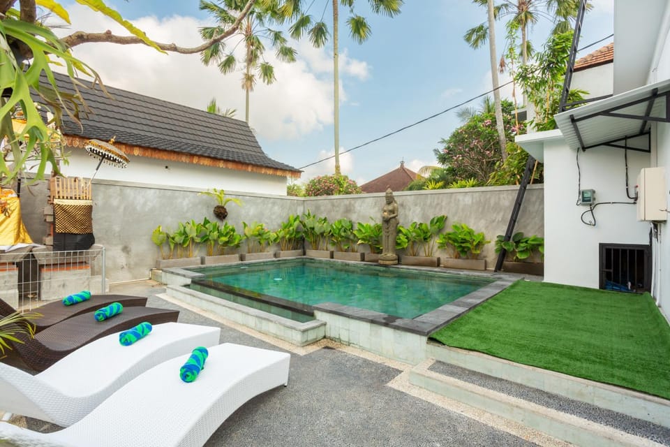 Natural landscape, Garden, Swimming pool, Swimming pool