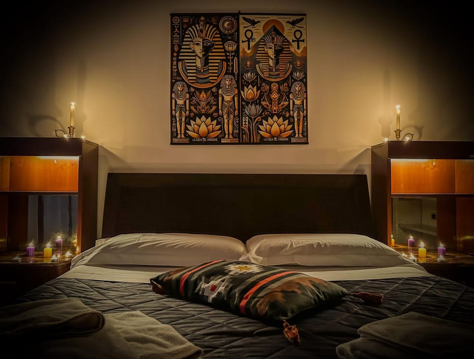 Bed, Night, Bedroom