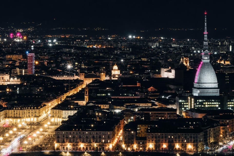 Night, Bird's eye view, City view