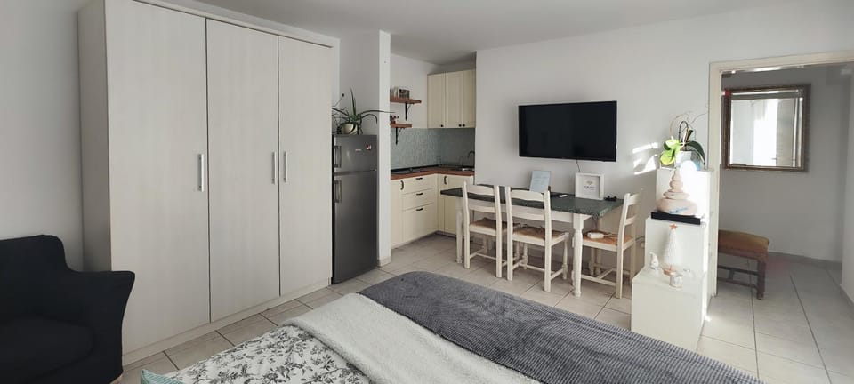Bed, TV and multimedia, Kitchen or kitchenette, Photo of the whole room, Seating area, Dining area, pet friendly, wardrobe