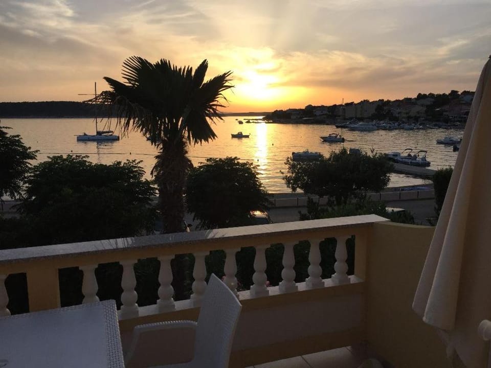 Summer, Balcony/Terrace, On site, Sea view, Sunset