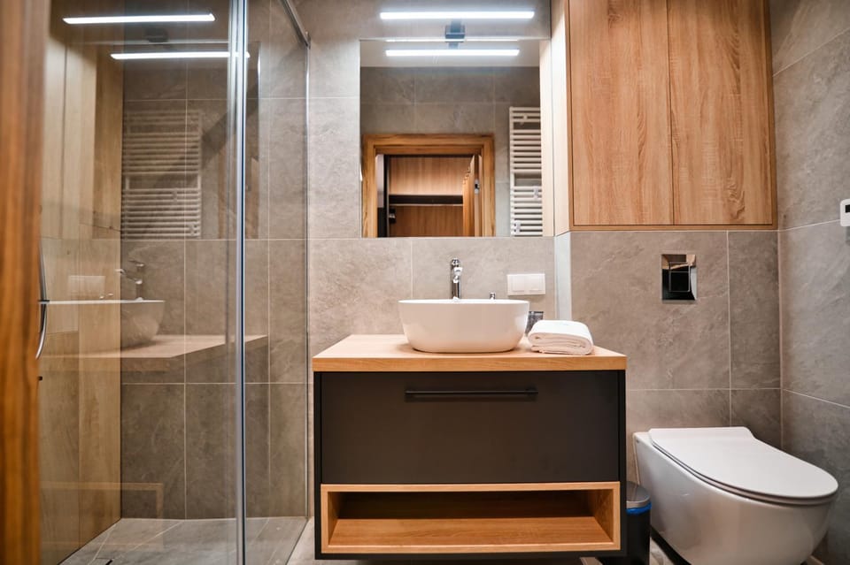 Shower, Toilet, Bathroom, towels