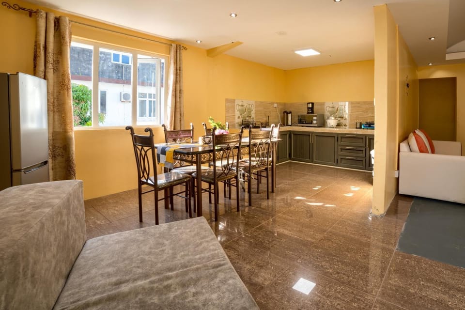 Kitchen or kitchenette, Living room, Seating area, Dining area, oven, stove