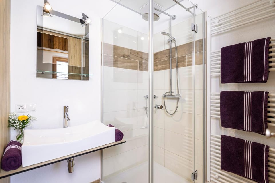 Shower, Bathroom, towels