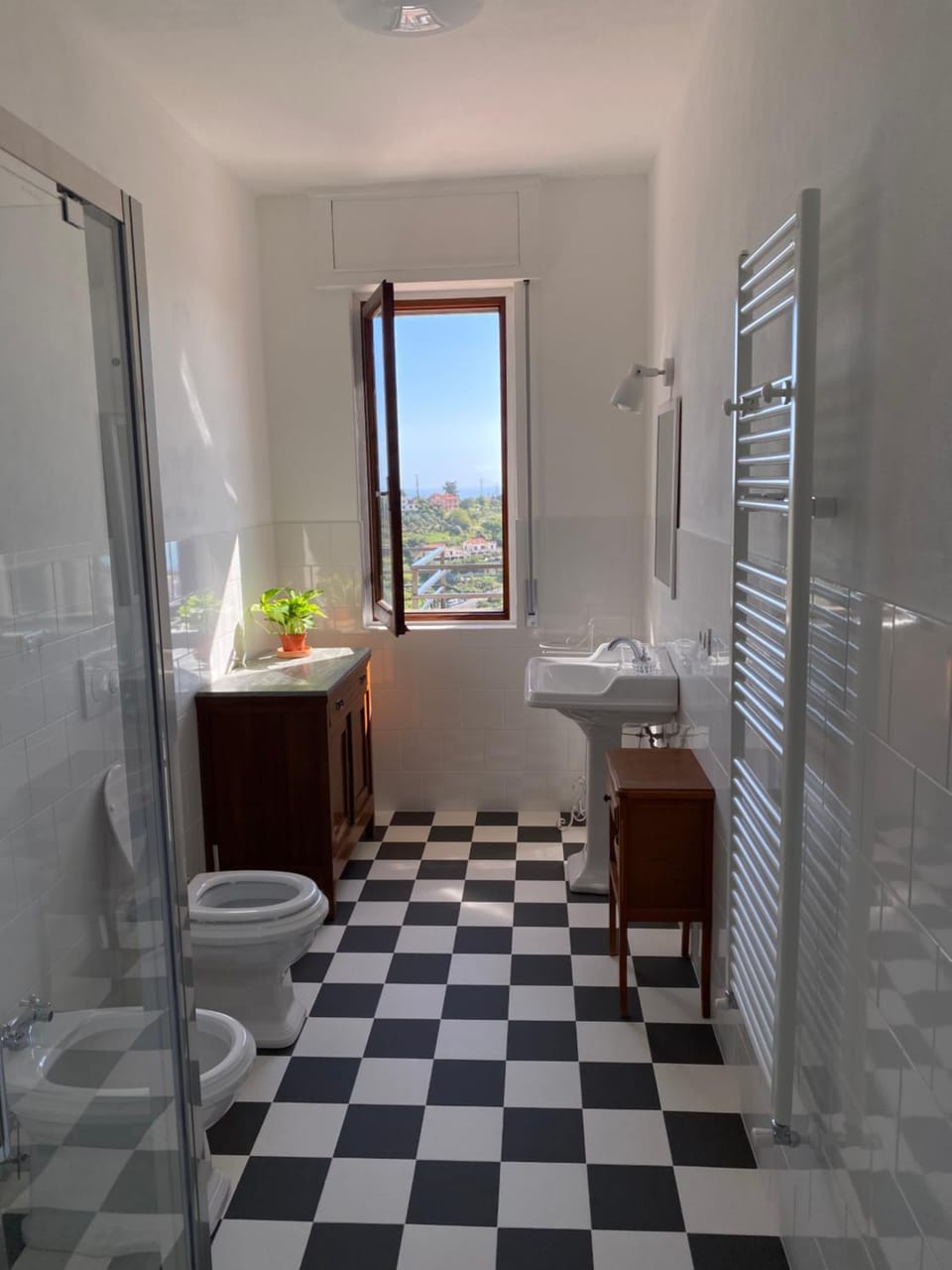 Shower, Bathroom, Sea view, Sea view, heating, heating