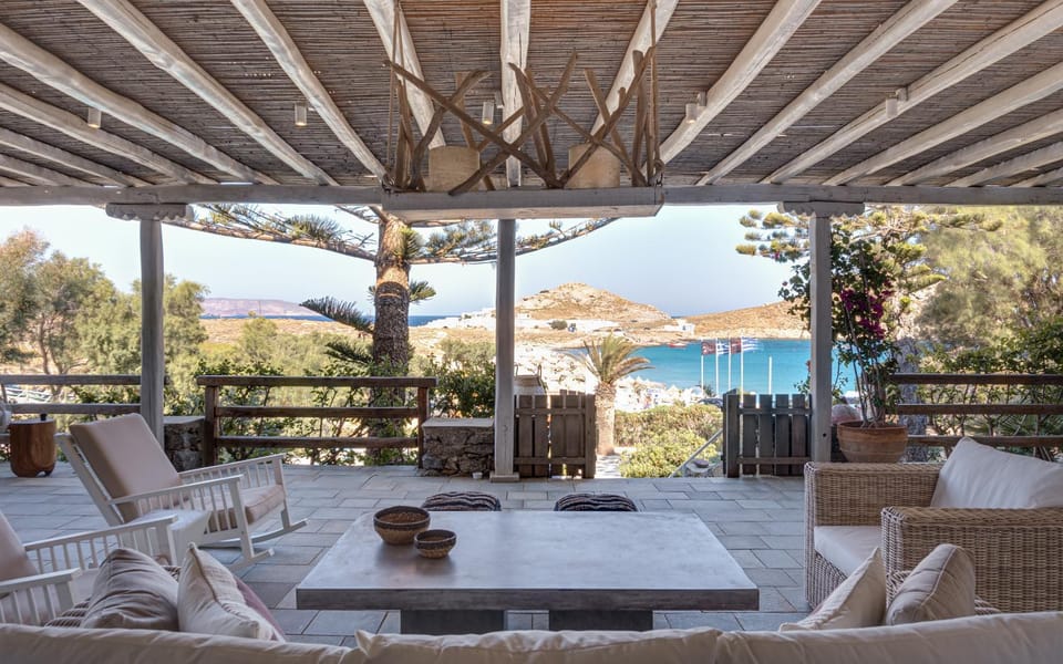Patio, Day, Natural landscape, View (from property/room), Seating area, Dining area, Mountain view, Sea view