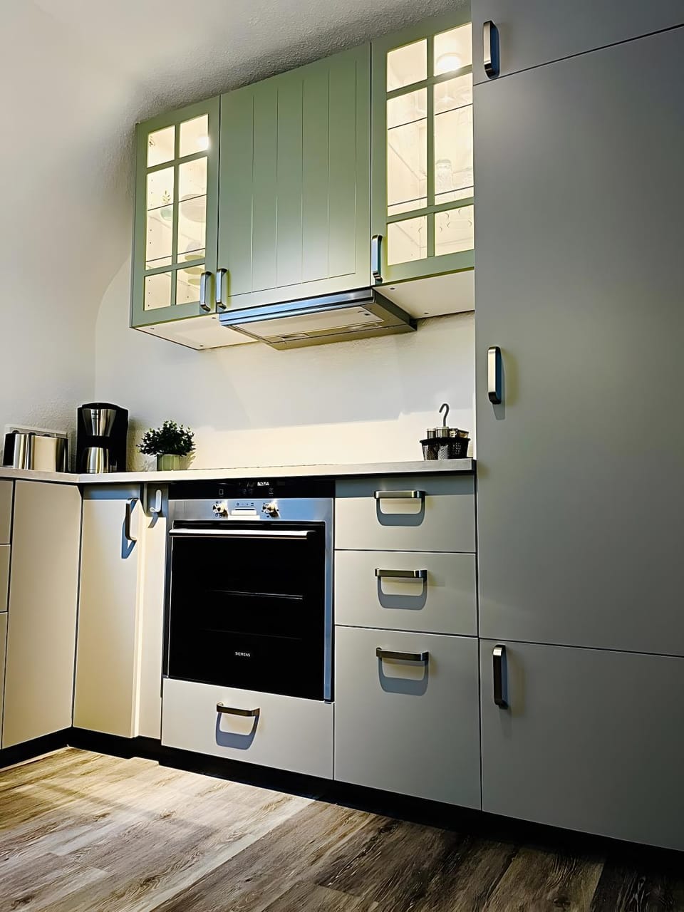Kitchen or kitchenette, Living room