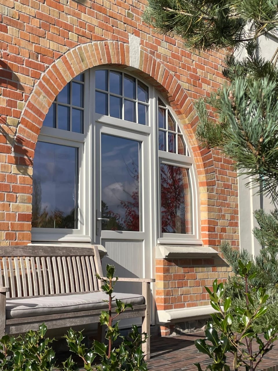 Property building, Garden view