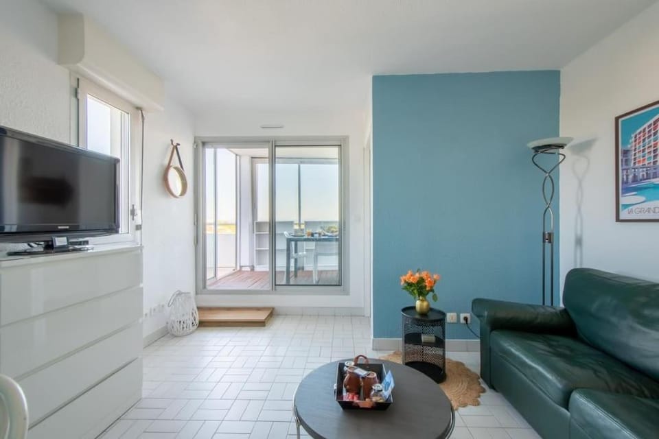 Sérénité à la Mer Vue Mer d'exception Parking Privé Clim wifi fibre Apartment in La Grande-Motte