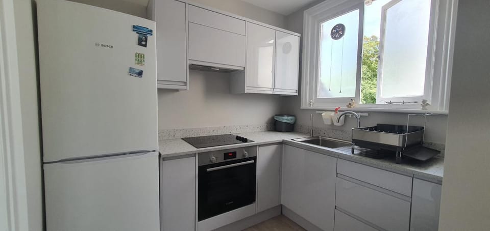 Coffee/tea facilities, Kitchen or kitchenette, oven, stove, toaster