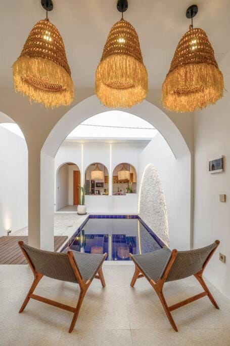 Living room, Seating area, Swimming pool