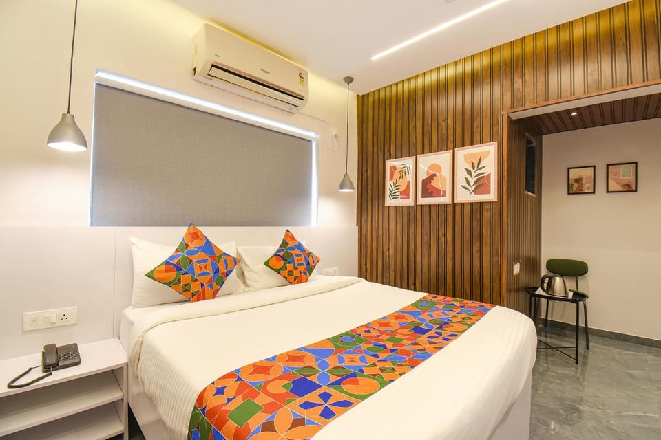 Bed, Bedroom, air conditioner