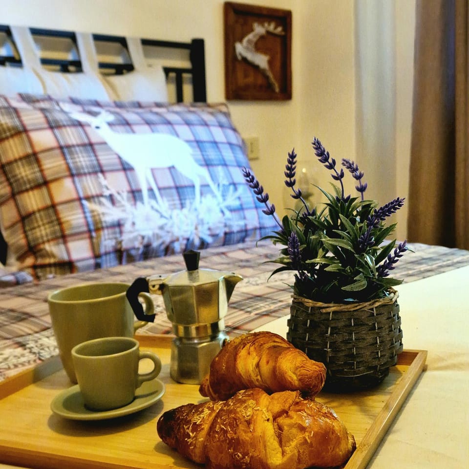 Bed, Photo of the whole room, Bedroom, Breakfast
