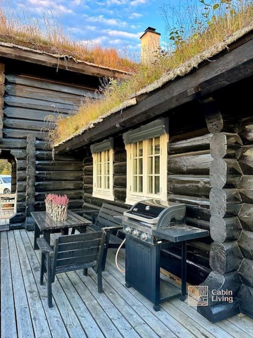 Log cabin in Hafjell with ski in ski out, sauna and view Cabin in Innlandet