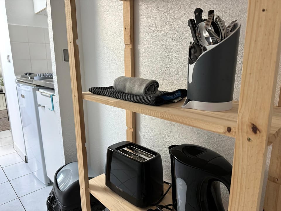 Coffee/tea facilities, Kitchen or kitchenette, toaster