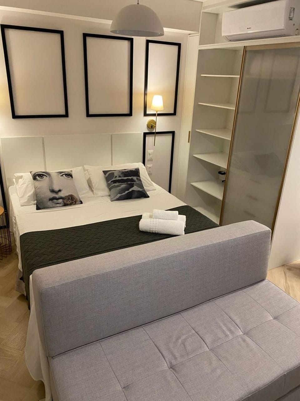 Bed, locker