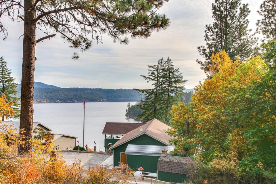 Lake Coeur d'Alene Cabin w/ Boat Slip in Worley! Cabin in Kootenai County