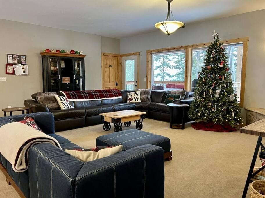 Communal lounge/ TV room, TV and multimedia, Living room, Seating area, Mountain view