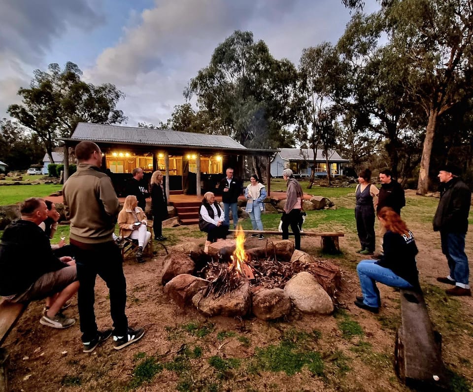 Property building, Natural landscape, group of guests