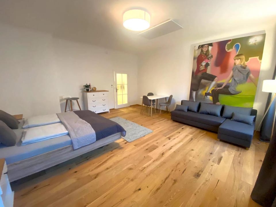 Living room, Bedroom