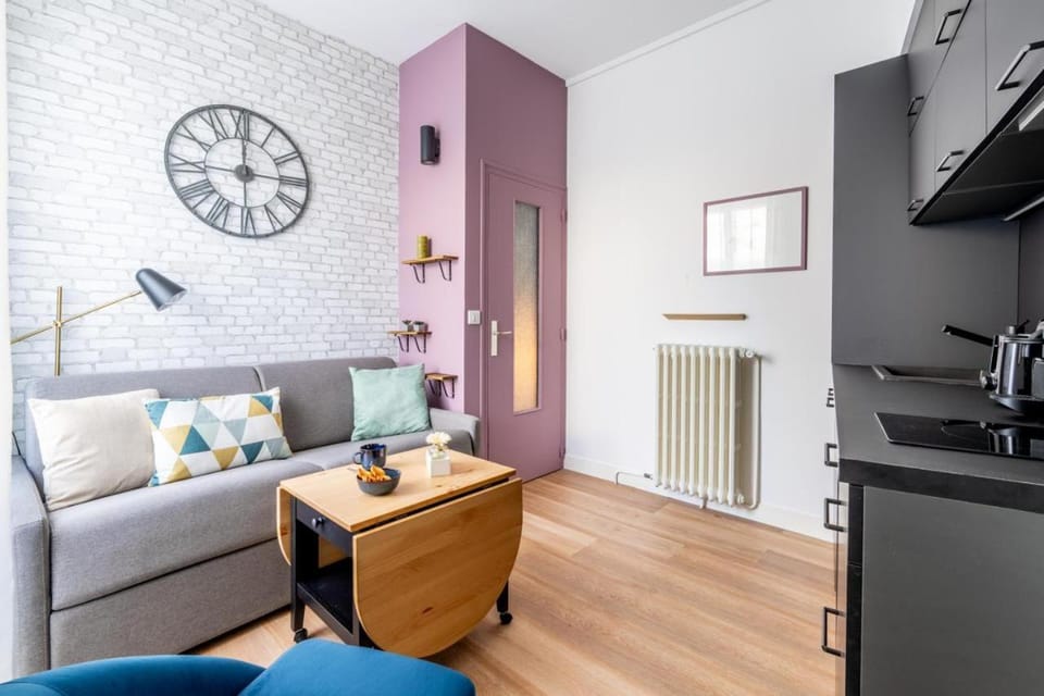 Living room, kitchen