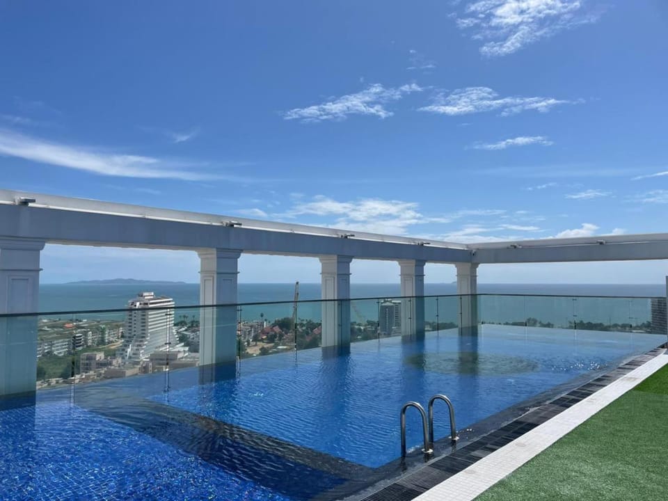 Day, Pool view, Sea view, Swimming pool