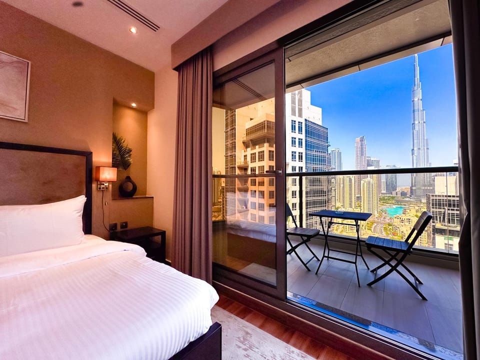 Bed, View (from property/room), Balcony/Terrace, Bedroom