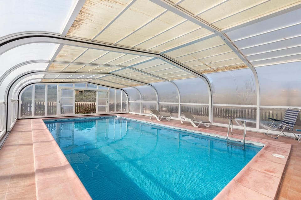 Property building, Living room, Swimming pool