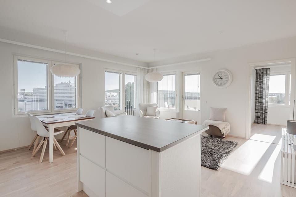 Living room, Seating area, Dining area