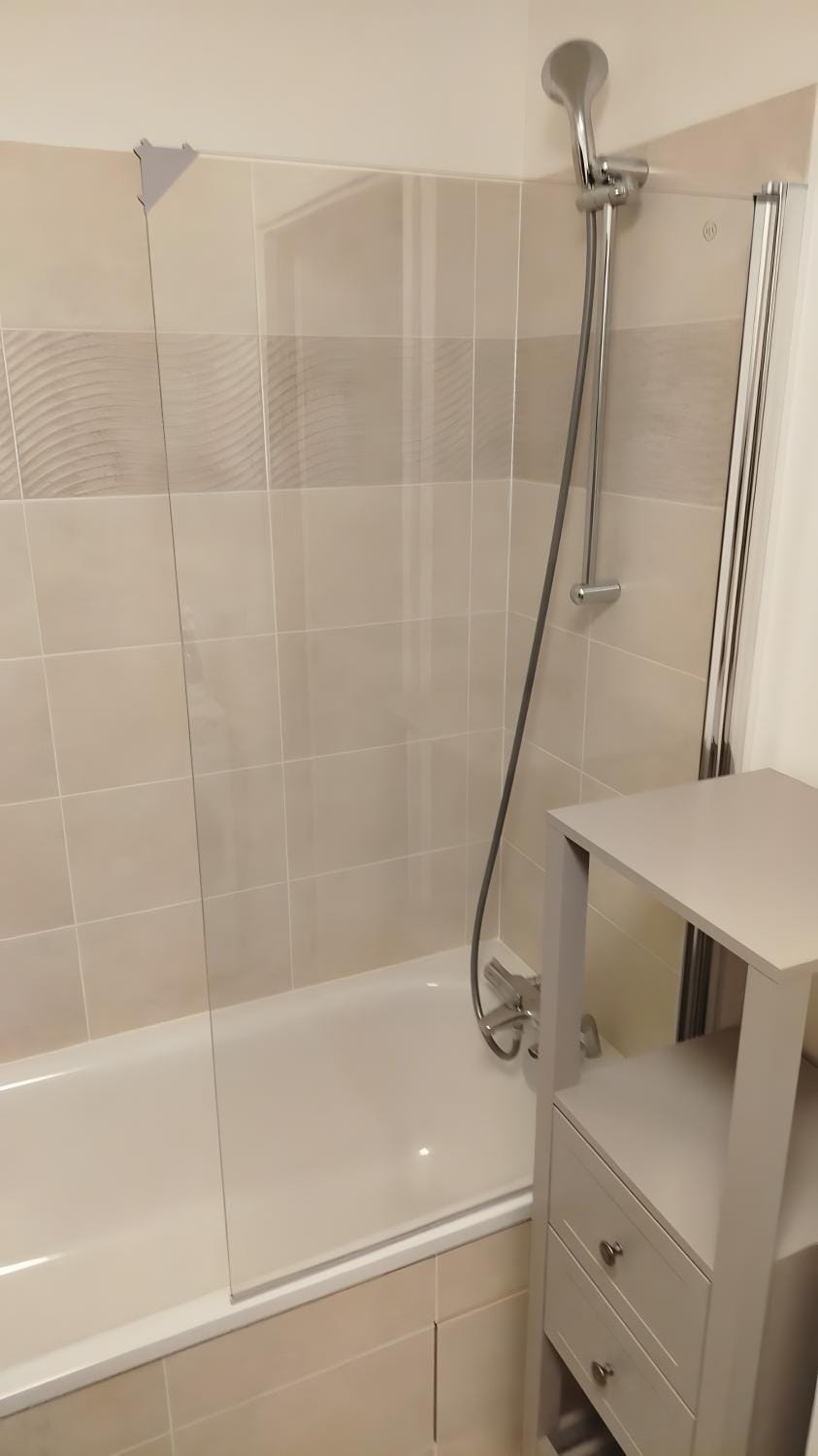 Bathroom, Living room