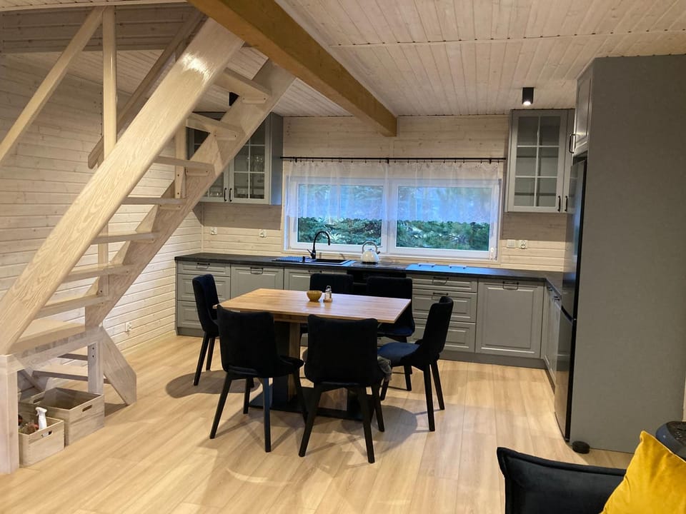 Domek drewniany nad stawem Apartment in Masovian Voivodeship