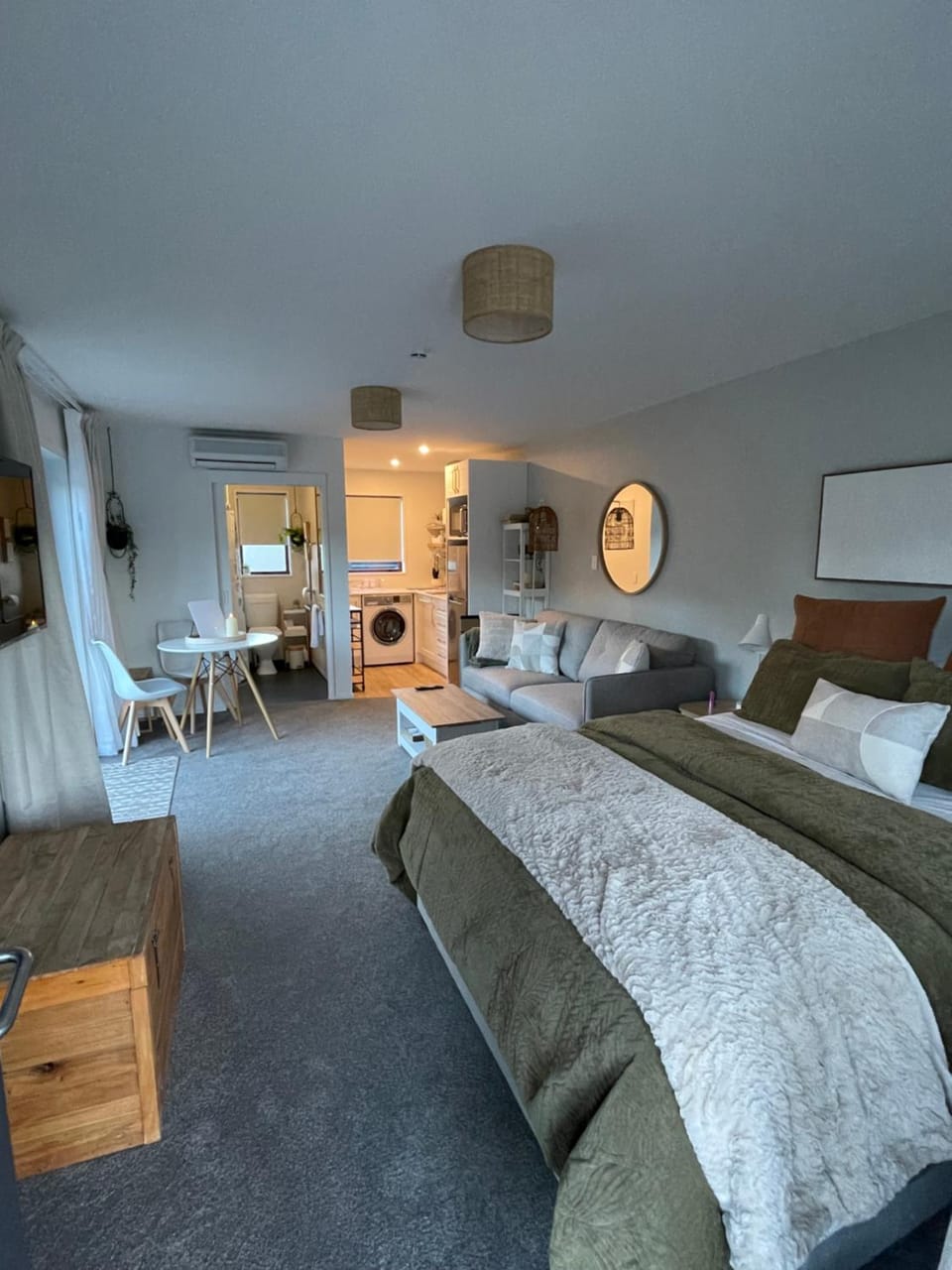 Living room, Dining area, Bedroom