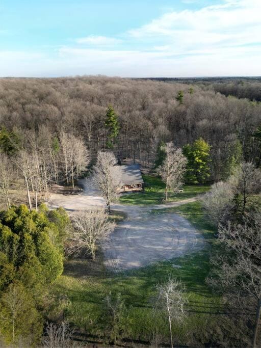 Natural landscape, Bird's eye view, Winter