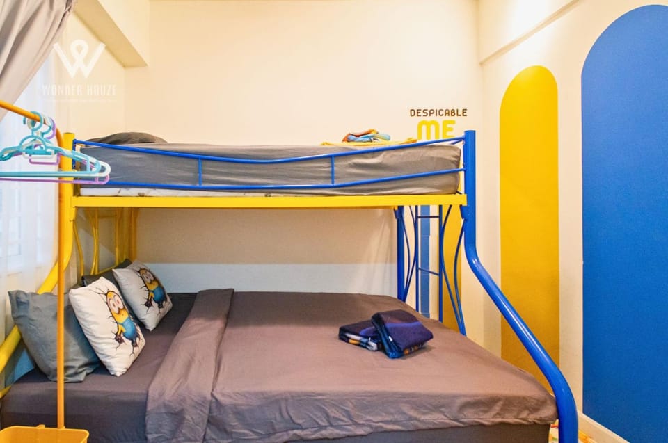 Cartoon Theme Staycation Near Bloomsvale at OUG 10 mins to MidValley Apartment in Petaling Jaya