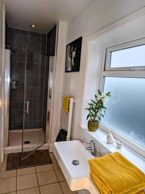 Shower, towels