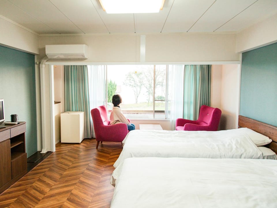 Bed, Photo of the whole room, air conditioner