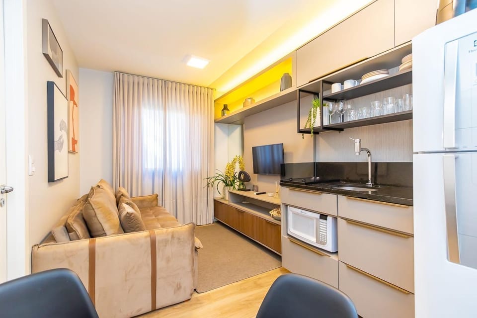 Apartamento de 1 Quarto com Vaga - BGD0202 Apartment in Curitiba