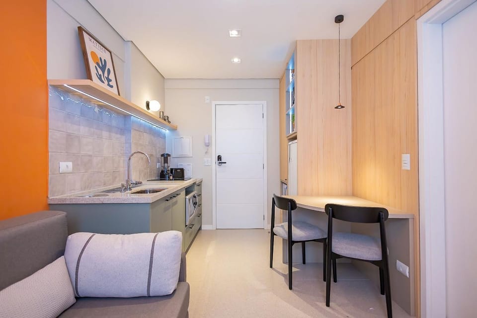 Apartamento de 1 Quarto com Sofa-Cama - FAI1311 Apartment in Curitiba