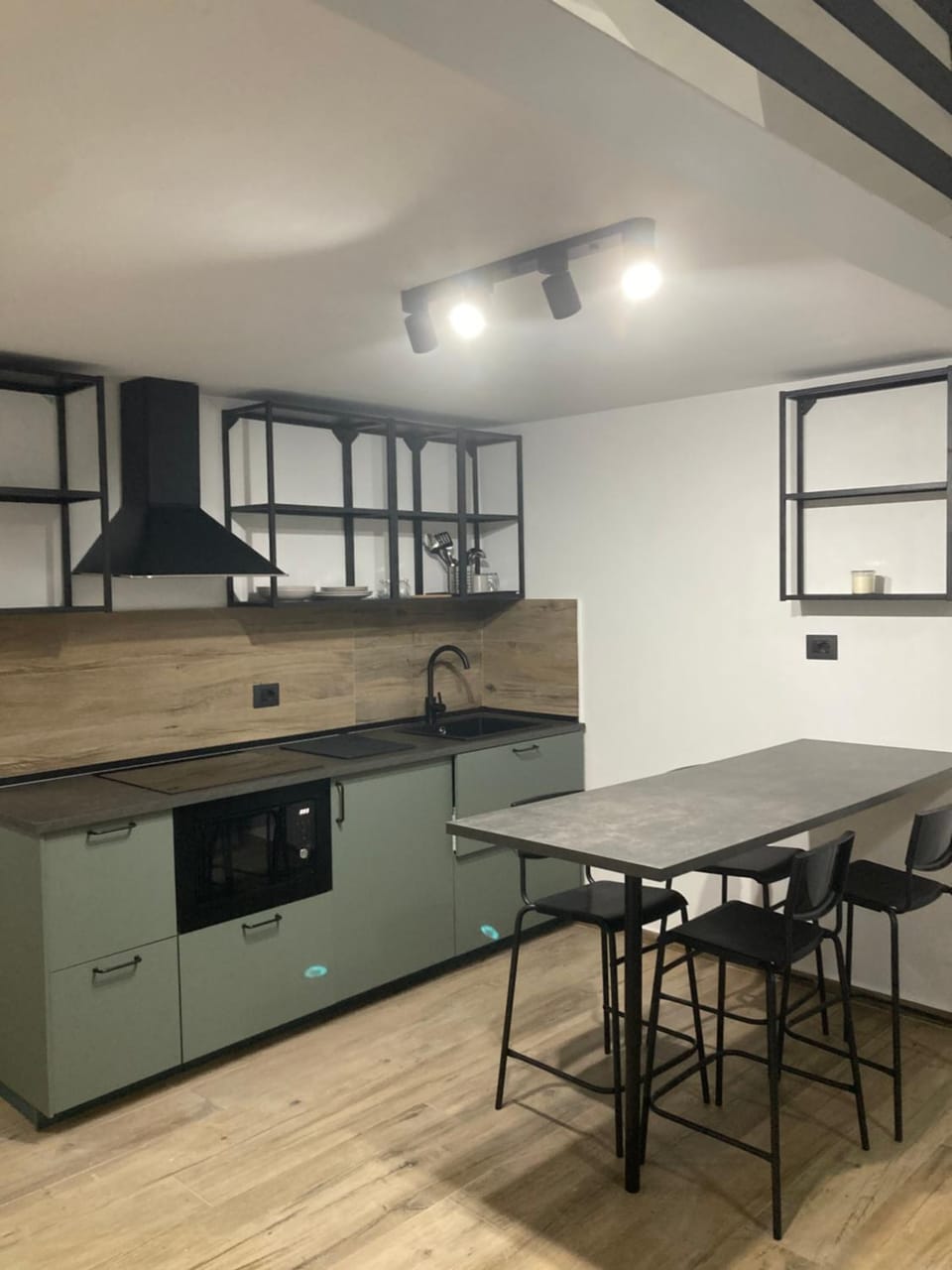 Kitchen or kitchenette, kitchen