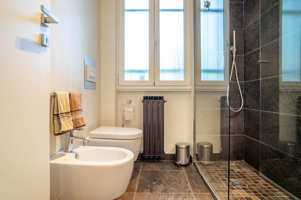 Shower, Toilet, Bathroom, bidet, towels